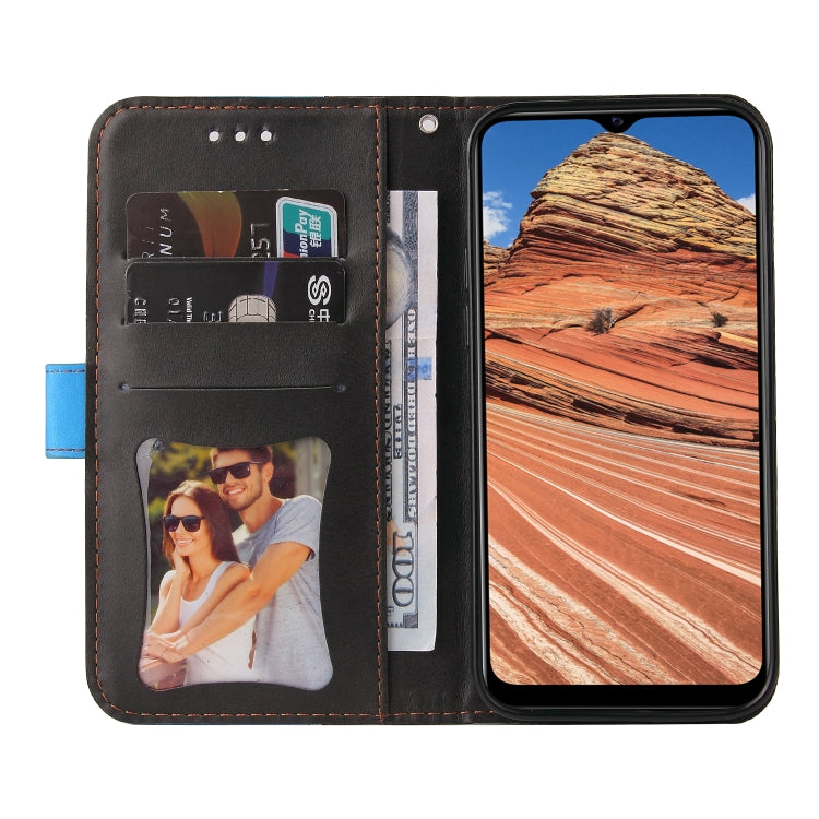 For vivo Y20 / Y20i / Y20s / Y12s / Y30 China Business Stitching-Color Horizontal Flip PU Leather Case with Holder & Card Slots & Photo Frame