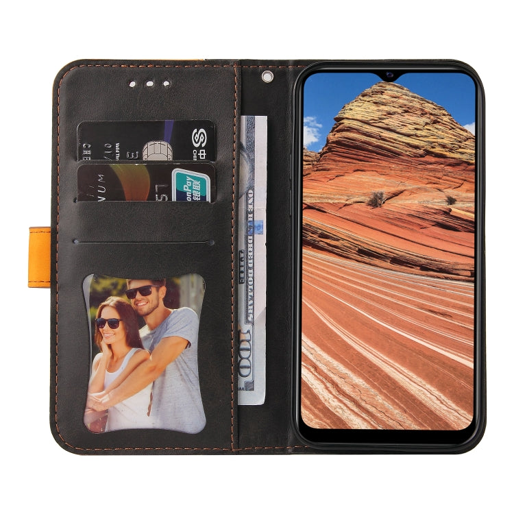 For vivo Y20 / Y20i / Y20s / Y12s / Y30 China Business Stitching-Color Horizontal Flip PU Leather Case with Holder & Card Slots & Photo Frame