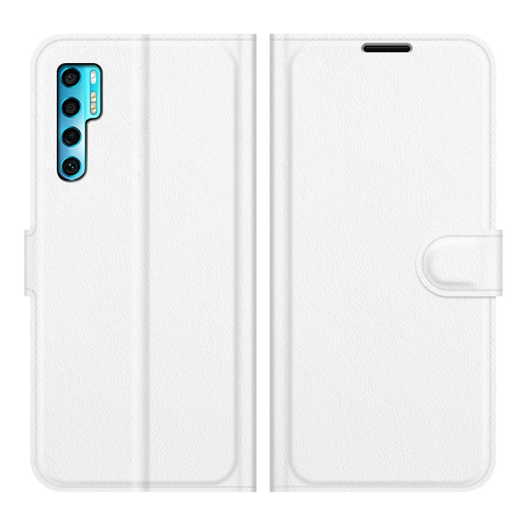 For TCL 20 Pro 5G Litchi Texture Horizontal Flip Protective Case with Holder & Card Slots & Wallet