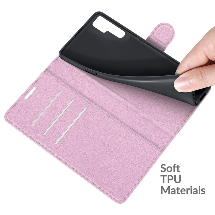 For TCL 20 Pro 5G Litchi Texture Horizontal Flip Protective Case with Holder & Card Slots & Wallet