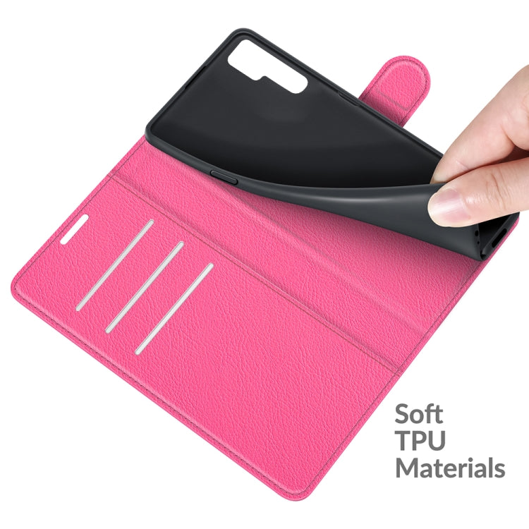 For TCL 20 Pro 5G Litchi Texture Horizontal Flip Protective Case with Holder & Card Slots & Wallet