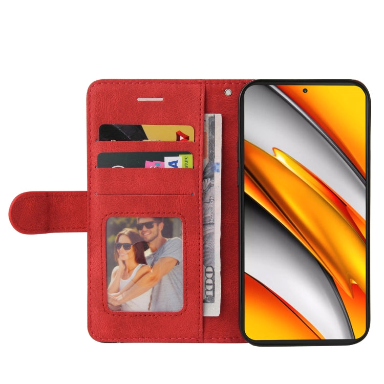 For Xiaomi Redmi K40 / K40 Pro / Poco F3 Dual-color Splicing Horizontal Flip PU Leather Case with Holder & Card Slots & Wallet