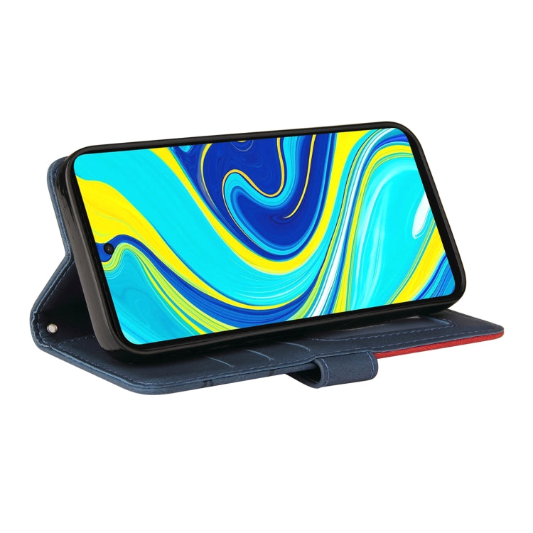 For Xiaomi Redmi Note 9 Pro / Note 9 Pro Max Dual-color Splicing Horizontal Flip PU Leather Case with Holder & Card Slots & Wallet
