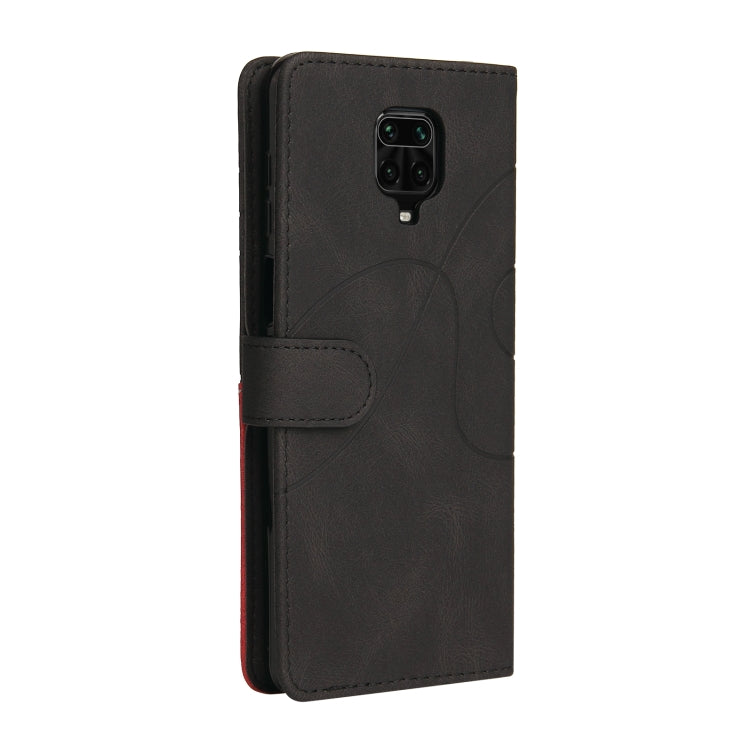 For Xiaomi Redmi Note 9 Pro / Note 9 Pro Max Dual-color Splicing Horizontal Flip PU Leather Case with Holder & Card Slots & Wallet