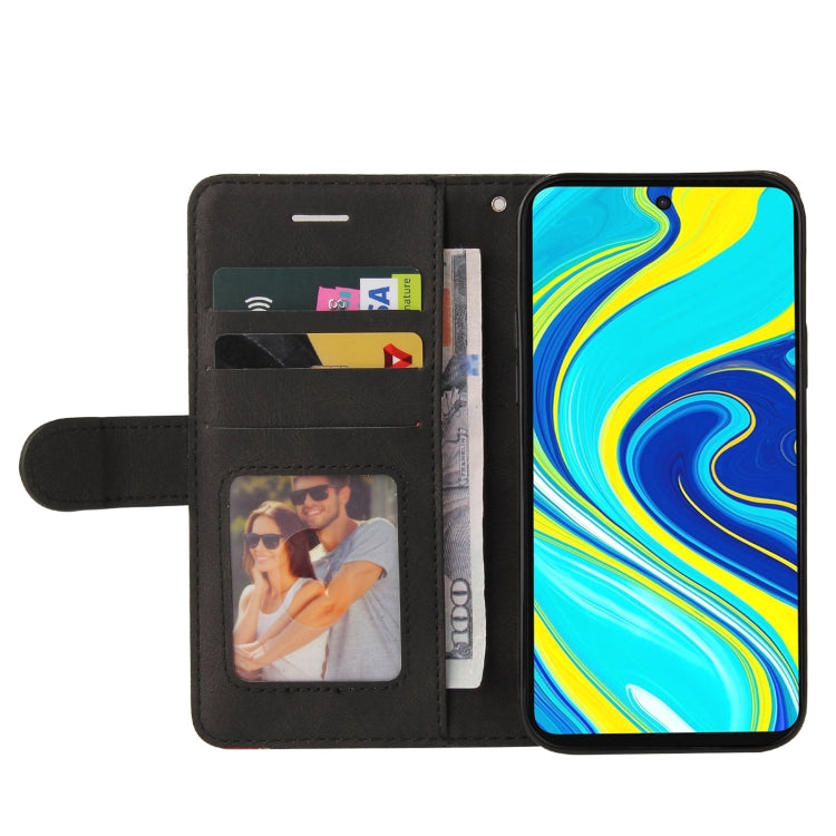 For Xiaomi Redmi Note 9 Pro / Note 9 Pro Max Dual-color Splicing Horizontal Flip PU Leather Case with Holder & Card Slots & Wallet