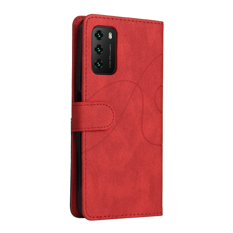 For Xiaomi Poco M3/Redmi Note 9 4G CN Version Dual-color Splicing Horizontal Flip PU Leather Case with Holder & Card Slots & Wallet