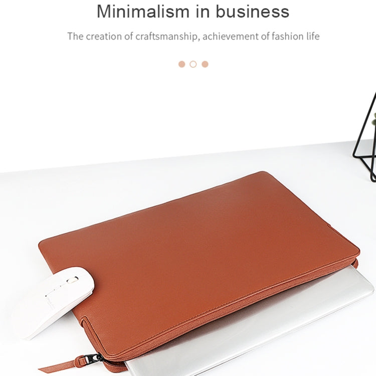 ND09 Laptop Thin and Light PU Liner Bag, Size:13.3 inch