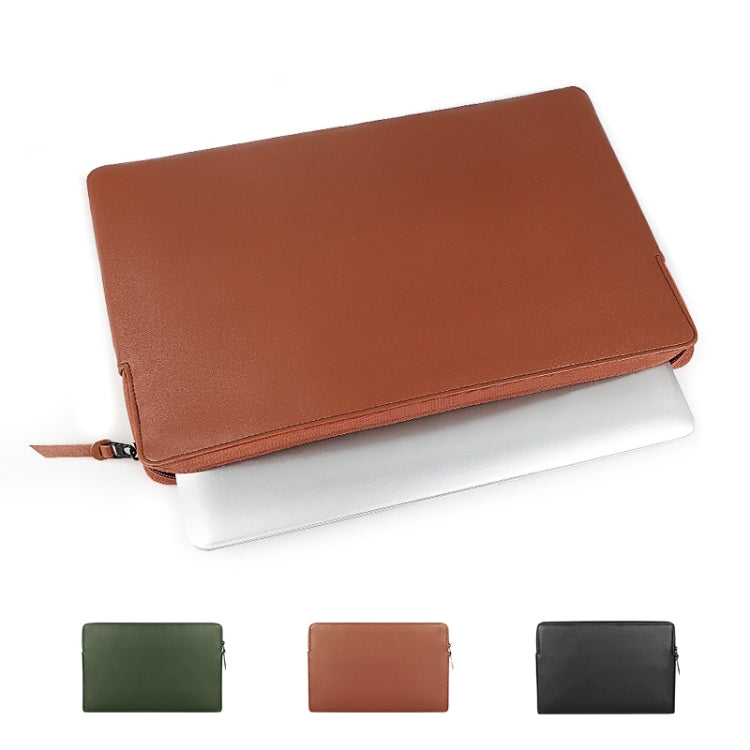 ND09 Laptop Thin and Light PU Liner Bag, Size:14.1-15.4 inch