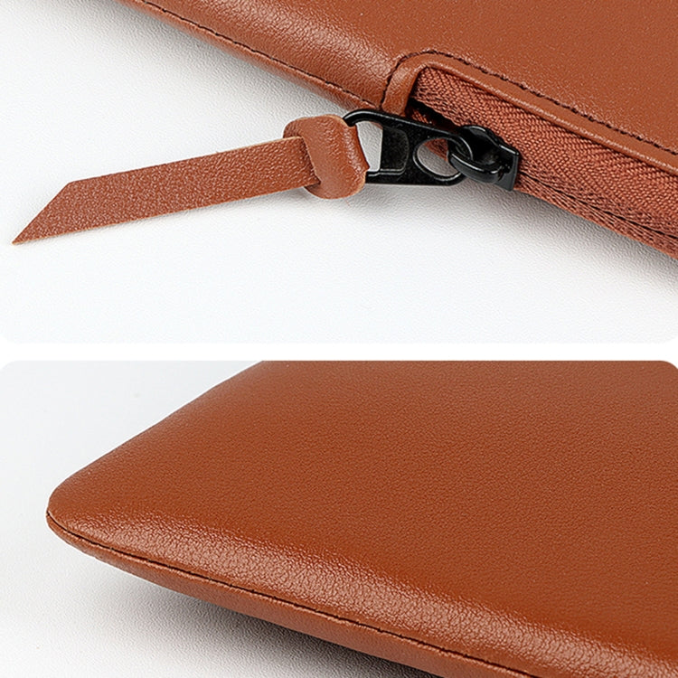 ND09 Laptop Thin and Light PU Liner Bag, Size:15.6 inch