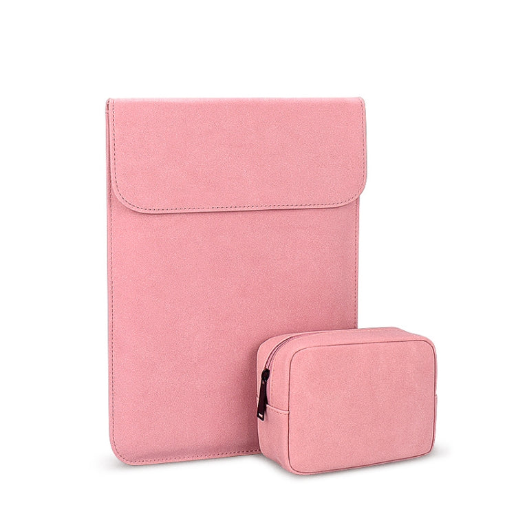 PU02 Ultra-thin Notebook Liner Bag with Small Bag, Size:11.6-12.5 inch