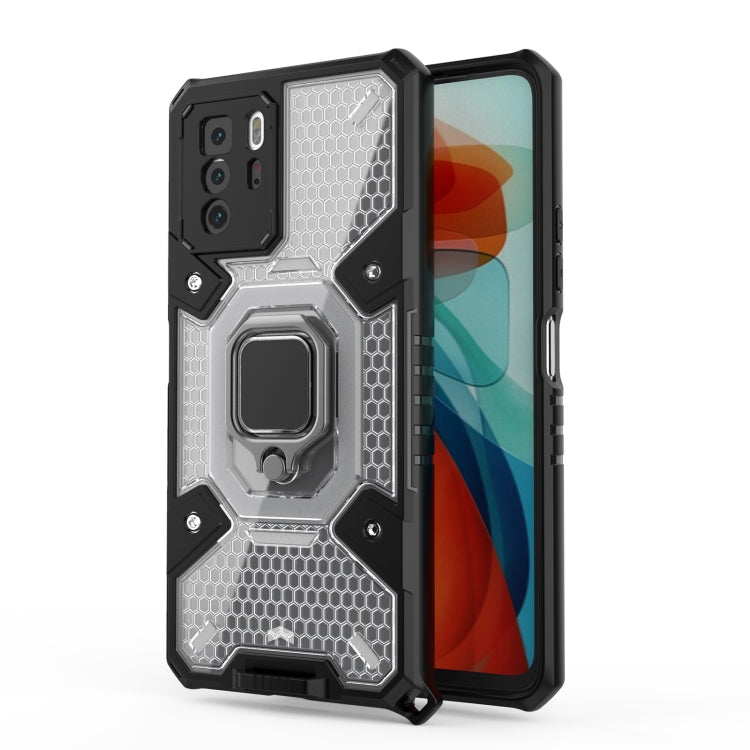 For Xiaomi Redmi Note 10 Pro 5G Space PC + TPU Ring Holder Protective Case
