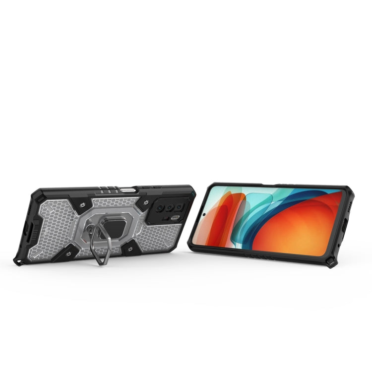 For Xiaomi Redmi Note 10 Pro 5G Space PC + TPU Ring Holder Protective Case