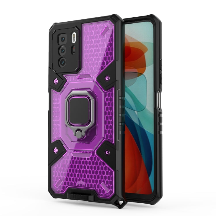 For Xiaomi Redmi Note 10 Pro 5G Space PC + TPU Ring Holder Protective Case