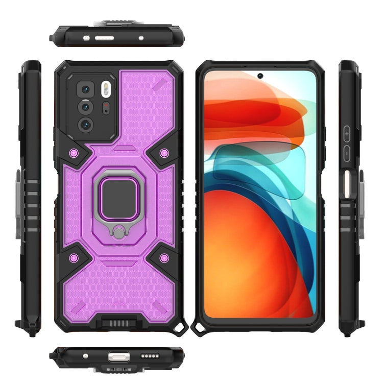 For Xiaomi Redmi Note 10 Pro 5G Space PC + TPU Ring Holder Protective Case