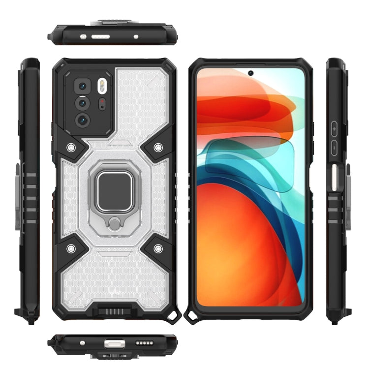 For Xiaomi Redmi Note 10 Pro 5G Space PC + TPU Ring Holder Protective Case