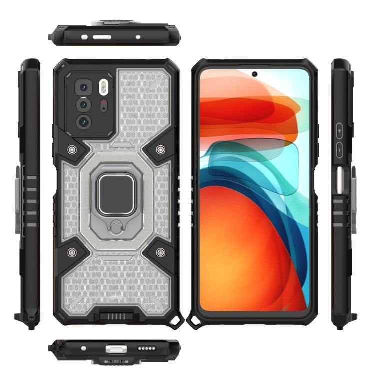For Xiaomi Redmi Note 10 Pro 5G Space PC + TPU Ring Holder Protective Case