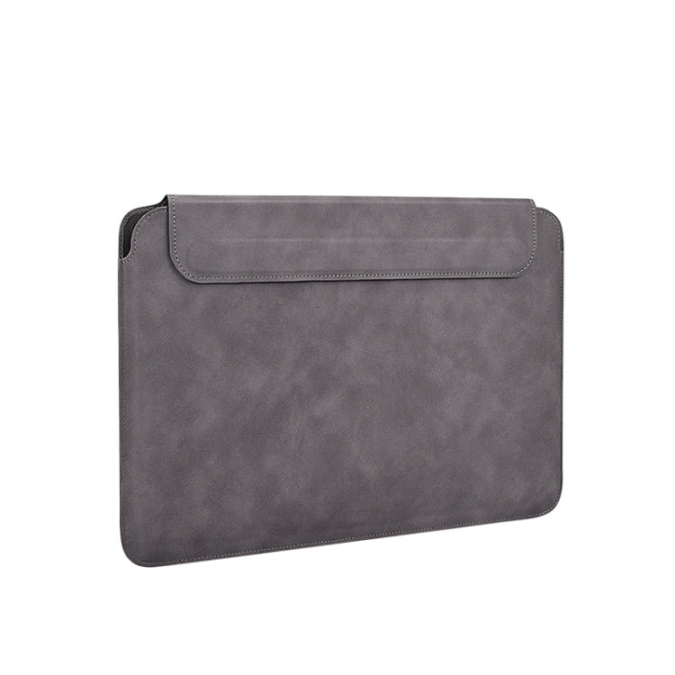 PU03 Lightweight Sheepskin Notebook Liner Bag, Size:13.3 inch(Deep Space Gray)