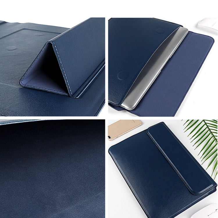 PU08 Multifunctional Notebook PU Liner Bag, Size:14.1-15.4 inch