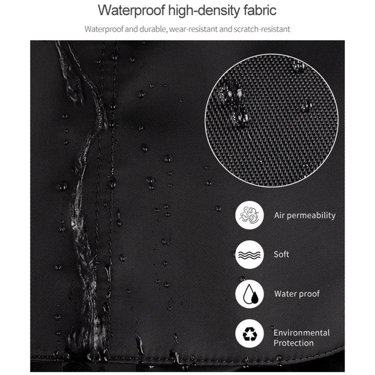 SJ02 13-15.6 inch Universal Large-capacity Laptop Backpack with USB Charging Port