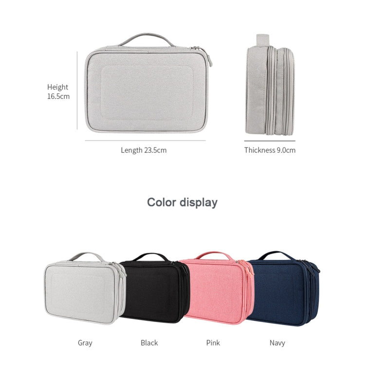 SM02S Double-layer Multifunctional Digital Accessory Storage Bag