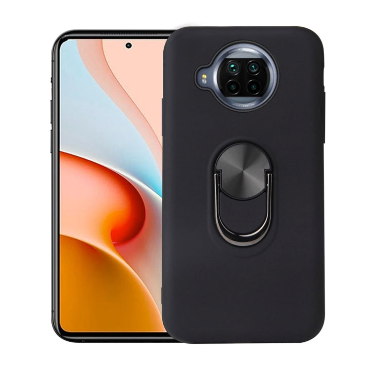 For Xiaomi Redmi Note 9 Pro 5G 360 Rotary Multifunctional Stent PC+TPU Case with Magnetic Invisible Holder