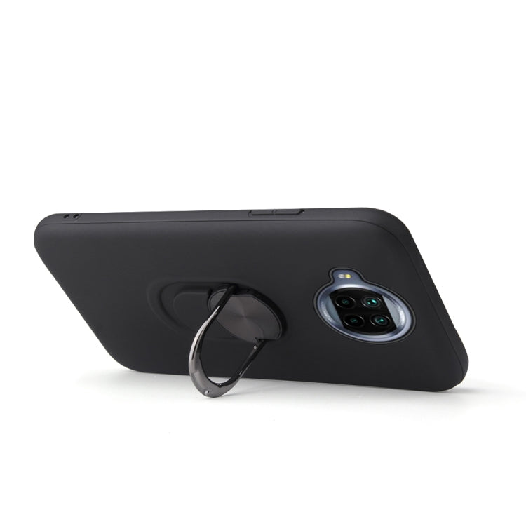 For Xiaomi Redmi Note 9 Pro 5G 360 Rotary Multifunctional Stent PC+TPU Case with Magnetic Invisible Holder