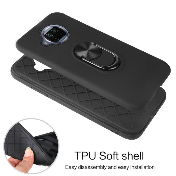 For Xiaomi Redmi Note 9 Pro 5G 360 Rotary Multifunctional Stent PC+TPU Case with Magnetic Invisible Holder