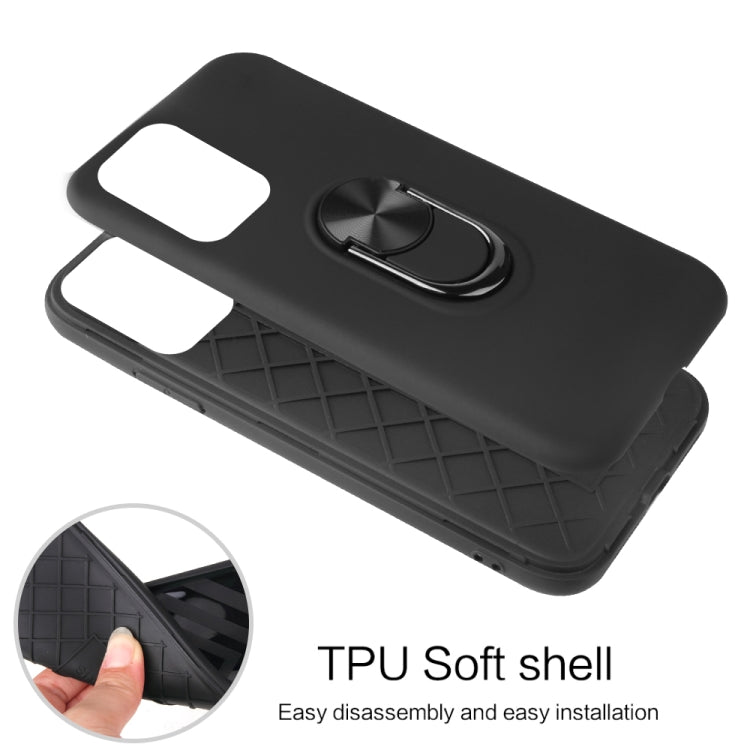 For Xiaomi Redmi Note 10 4G 360 Rotary Multifunctional Stent PC+TPU Case with Magnetic Invisible Holder