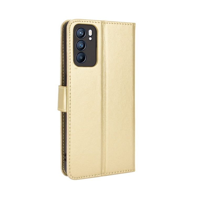 For OPPO Reno6 5G Crazy Horse Texture Horizontal Flip Leather Case with Holder & Card Slots & Lanyard