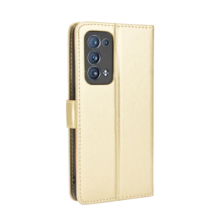 For OPPO Reno6 Pro+ 5G Crazy Horse Texture Horizontal Flip Leather Case with Holder & Card Slots & Lanyard