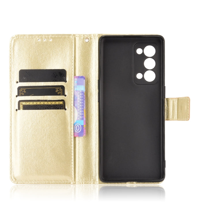 For OPPO Reno6 Pro+ 5G Crazy Horse Texture Horizontal Flip Leather Case with Holder & Card Slots & Lanyard