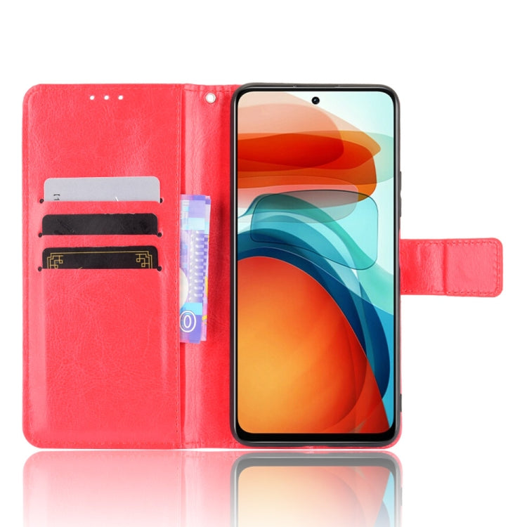For Xiaomi Redmi Note 10 Pro 5G/Poco X3 GT Crazy Horse Texture Horizontal Flip Leather Case with Holder & Card Slots & Lanyard