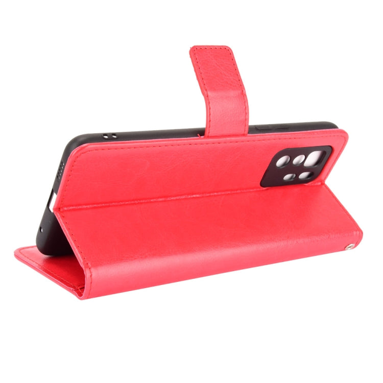 For Xiaomi Redmi Note 10 Pro 5G/Poco X3 GT Crazy Horse Texture Horizontal Flip Leather Case with Holder & Card Slots & Lanyard