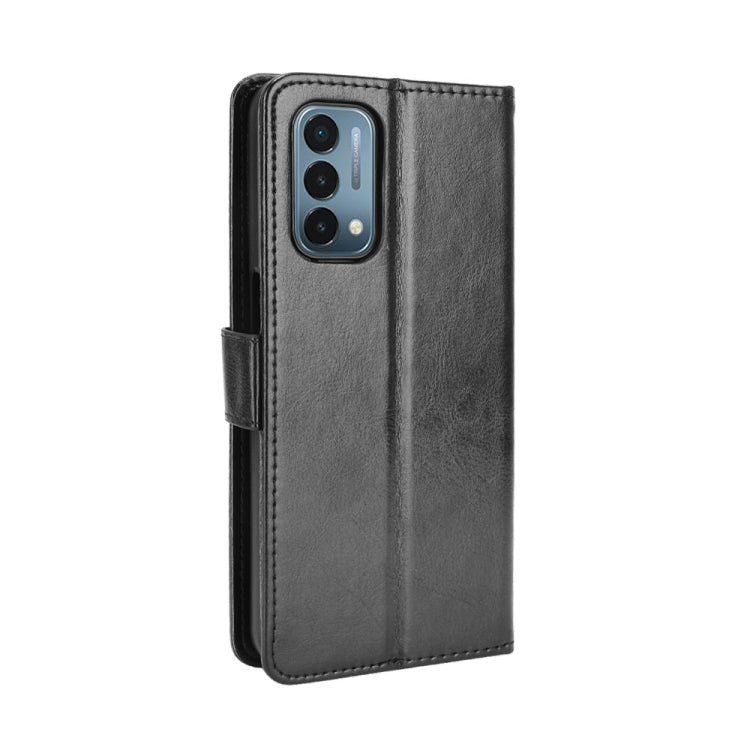 For OnePlus Nord N200 5G Crazy Horse Texture Horizontal Flip Leather Case with Holder & Card Slots & Lanyard