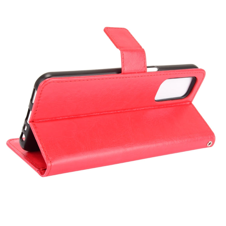 For OnePlus Nord N200 5G Crazy Horse Texture Horizontal Flip Leather Case with Holder & Card Slots & Lanyard