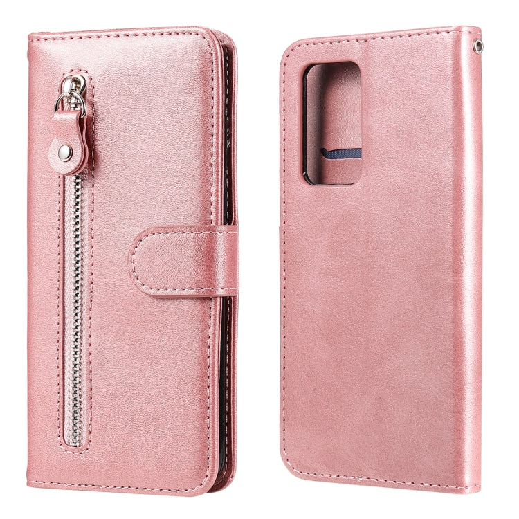 For OPPO Reno6 Pro+ 5G Fashion Calf Texture Zipper Horizontal Flip Leather Case with Holder & Card Slots & Wallet