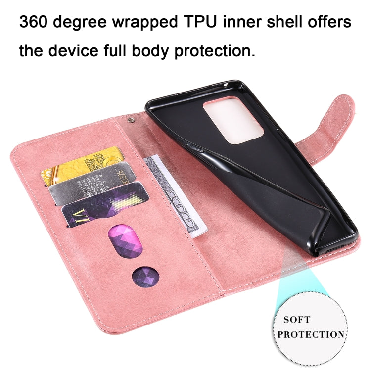 For OPPO Reno6 Pro+ 5G Fashion Calf Texture Zipper Horizontal Flip Leather Case with Holder & Card Slots & Wallet