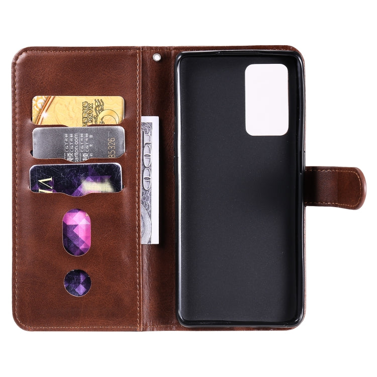 For OPPO Reno6 5G Fashion Calf Texture Zipper Horizontal Flip Leather Case with Holder & Card Slots & Wallet