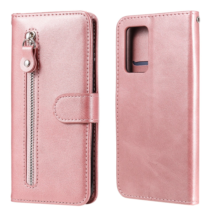 For OPPO Reno6 5G Fashion Calf Texture Zipper Horizontal Flip Leather Case with Holder & Card Slots & Wallet