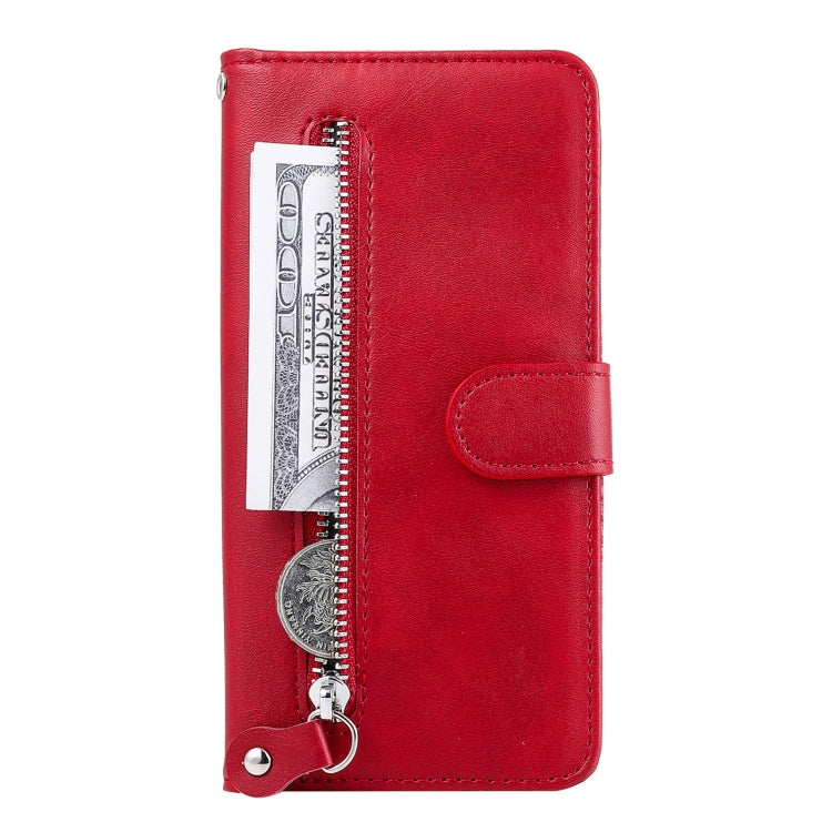 For Xiaomi Redmi K40 Fashion Calf Texture Zipper Horizontal Flip Leather Case with Holder & Card Slots & Wallet