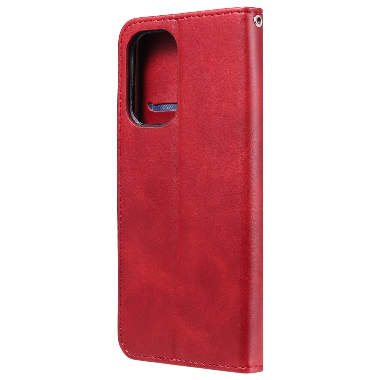 For Xiaomi Redmi K40 Fashion Calf Texture Zipper Horizontal Flip Leather Case with Holder & Card Slots & Wallet