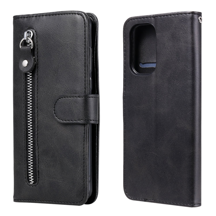For Xiaomi Redmi K40 Fashion Calf Texture Zipper Horizontal Flip Leather Case with Holder & Card Slots & Wallet