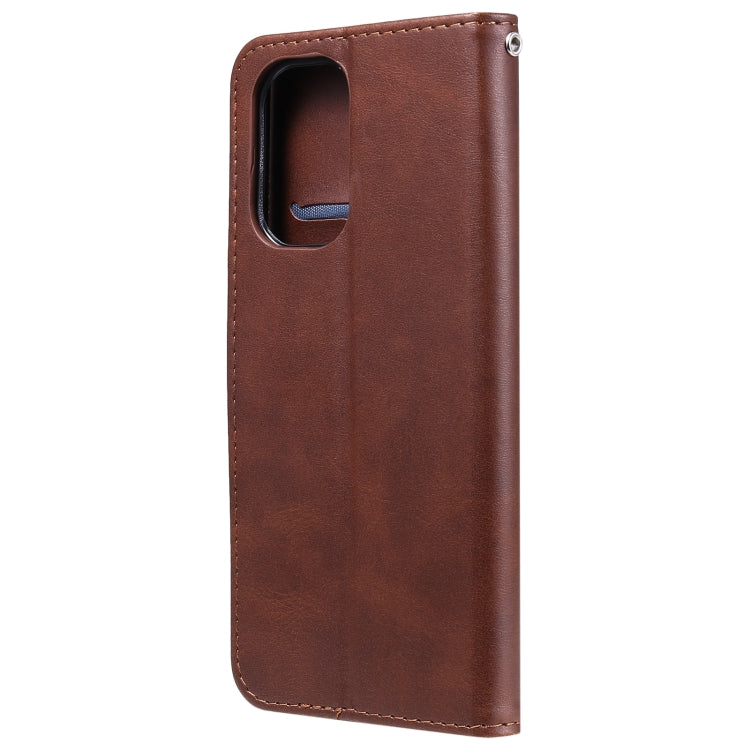 For Xiaomi Redmi K40 Fashion Calf Texture Zipper Horizontal Flip Leather Case with Holder & Card Slots & Wallet