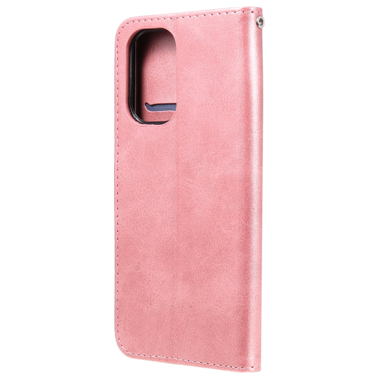 For Xiaomi Redmi K40 Fashion Calf Texture Zipper Horizontal Flip Leather Case with Holder & Card Slots & Wallet