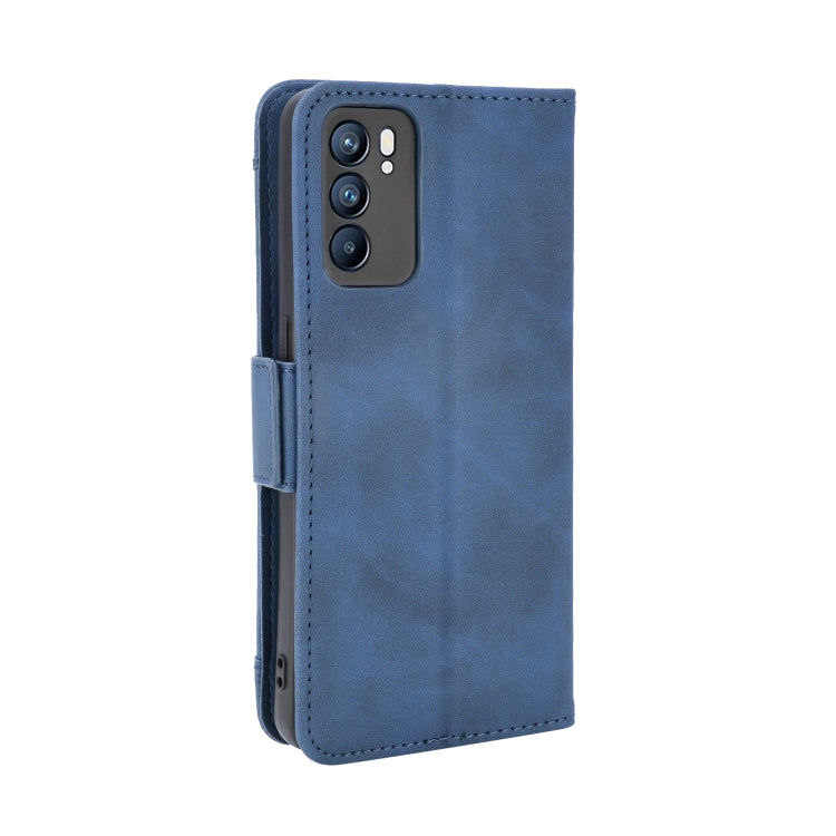 For OPPO Reno6 5G Skin Feel Calf Pattern Horizontal Flip Leather Case with Holder & Card Slots & Photo Frame