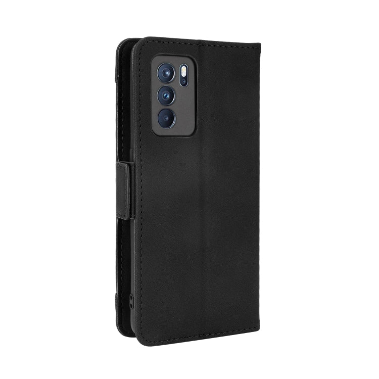 For OPPO Reno6 Pro 5G Skin Feel Calf Pattern Horizontal Flip Leather Case with Holder & Card Slots & Photo Frame