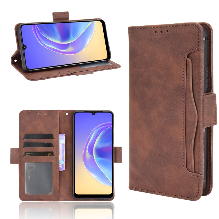 For vivo V21e 4G / Y73 2021 Skin Feel Calf Pattern Horizontal Flip Leather Case with Holder & Card Slots & Photo Frame