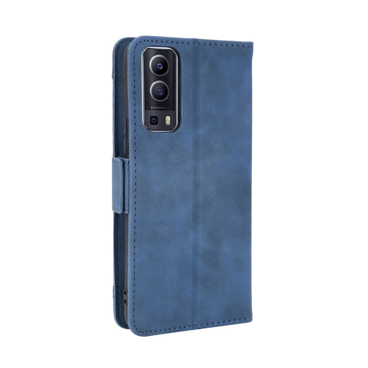 For vivo Y72 5G / iQOO Z3 5G Skin Feel Calf Pattern Horizontal Flip Leather Case with Holder & Card Slots & Photo Frame