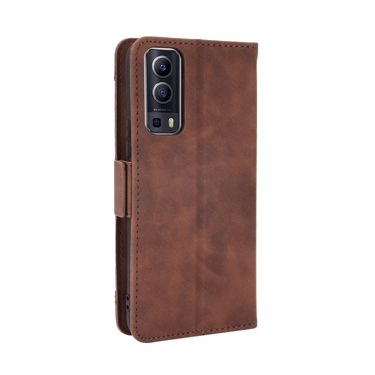 For vivo Y72 5G / iQOO Z3 5G Skin Feel Calf Pattern Horizontal Flip Leather Case with Holder & Card Slots & Photo Frame