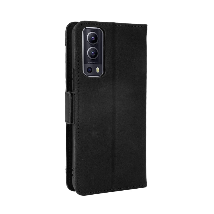 For vivo Y72 5G / iQOO Z3 5G Skin Feel Calf Pattern Horizontal Flip Leather Case with Holder & Card Slots & Photo Frame